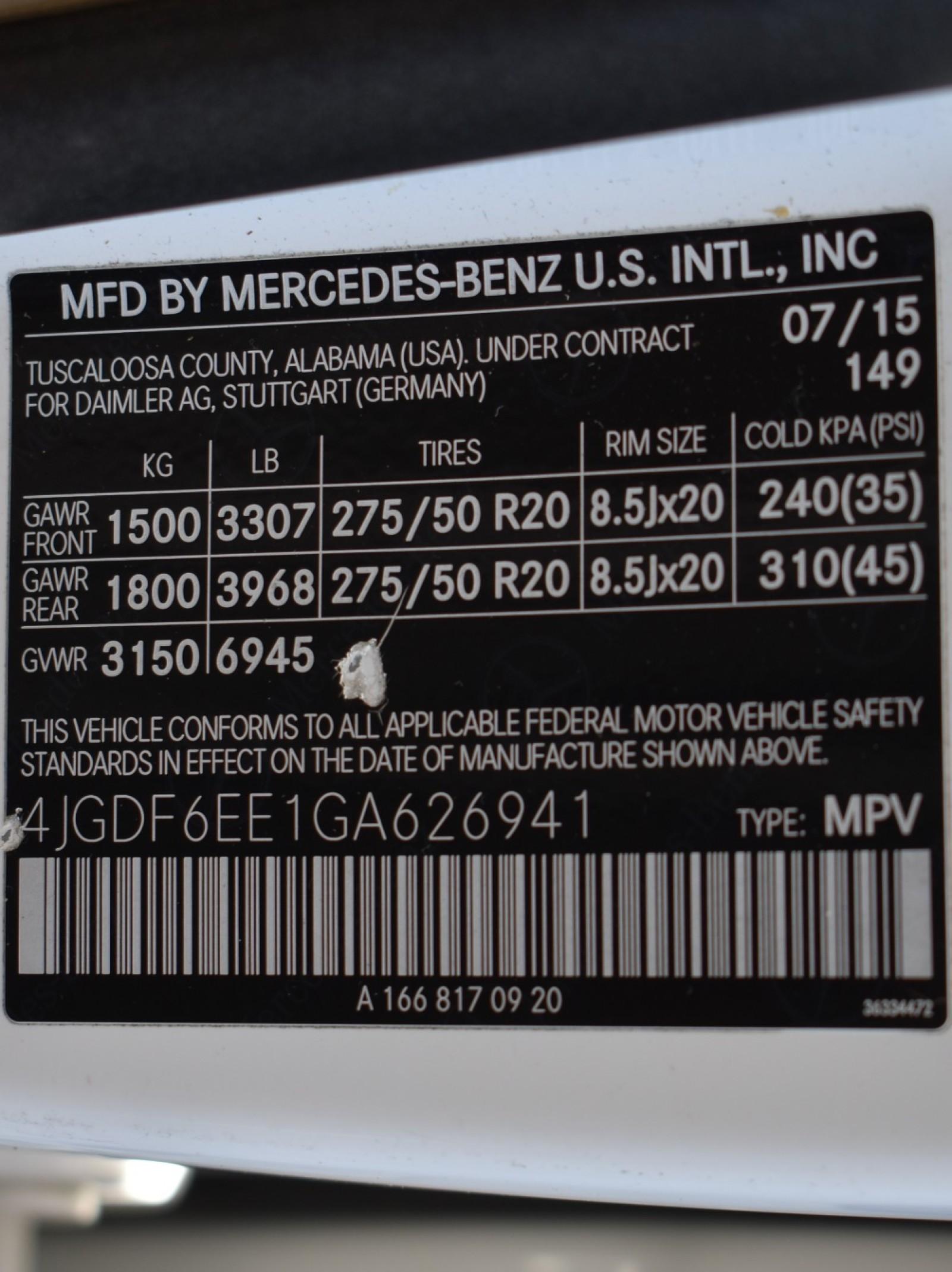 2016 Mercedes Benz GL 450 photo 55