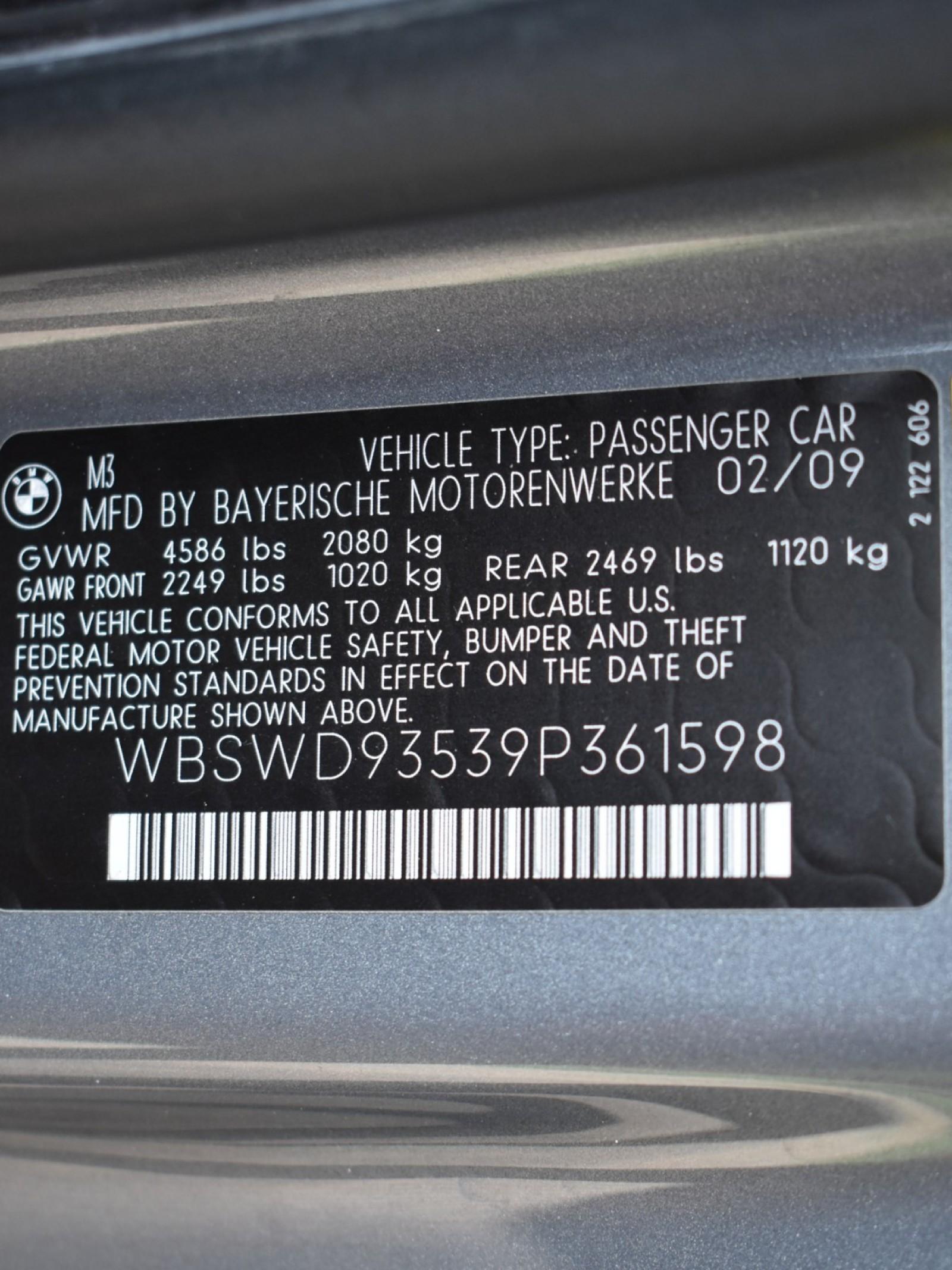 2009 Bmw M3 3 photo 40