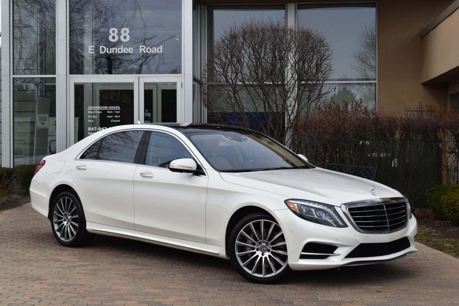 Mercedes S550 Benz Blanco Titi's Car (2015 White Mercedes Benz S550)