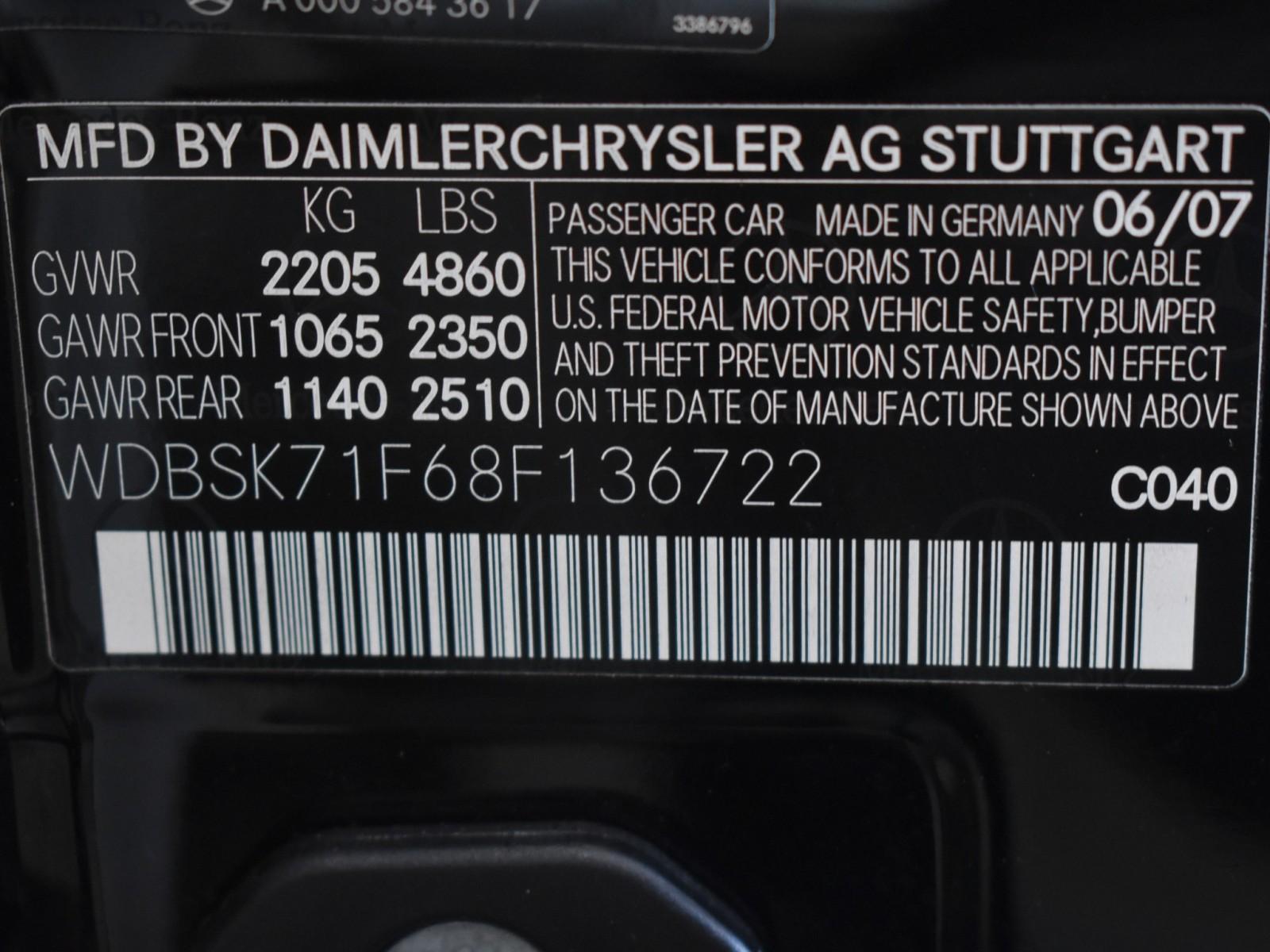 Used 2008 Mercedes-Benz SL550 Convertible AMG Sport Pkg. Navi