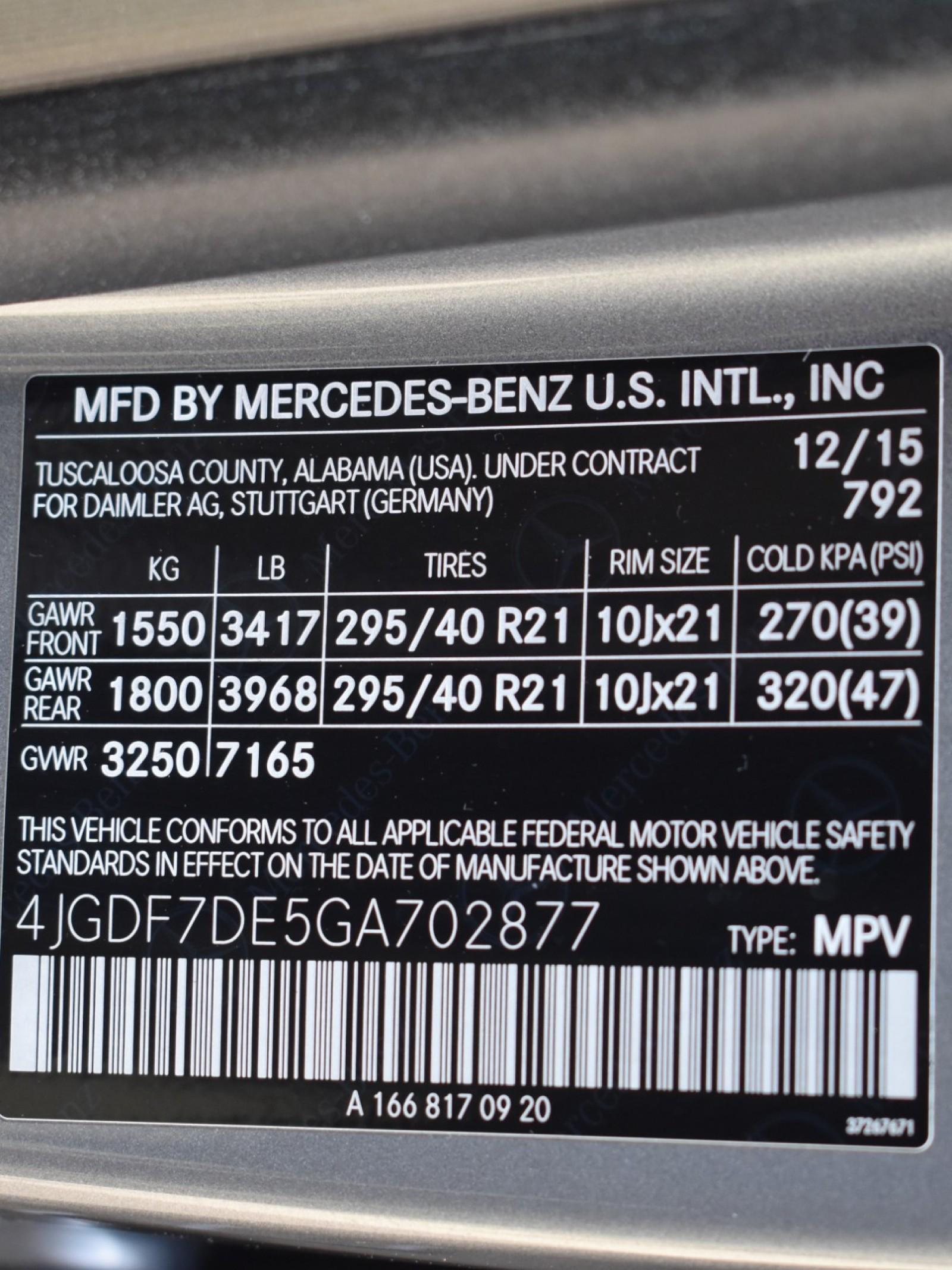 Used 2016 Mercedes-Benz GL550 4MATIC AWD Driver Assistance Pkg